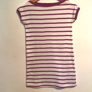 Classic Purple Strip Night Gown